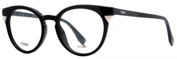 Fendi – FF1027 [Shiny Black]. Features fine optyl acetate moulded into the right-now hot round style, with an iconic pearl white colour swatch that's distinctively Fendi.